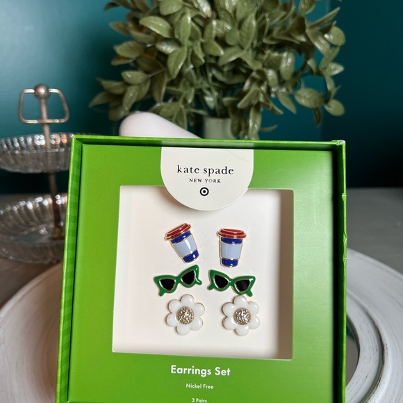 Kate Spade Fun In the Sun Multicolor Earring Set - Picture 2 of 2